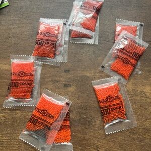 SplatBall Refill Packs – Orange Foam Beads (500 Count)